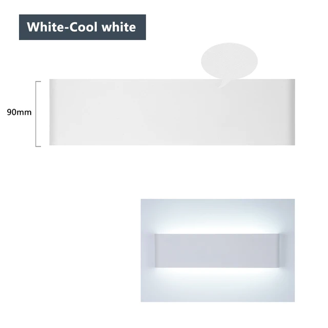 Apliques Rectangulares De Lampara De Pared Led Casa Inteligente