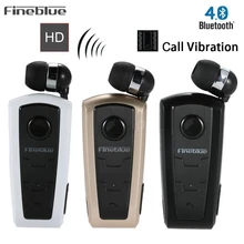 Fineblue F910 Мини Портативный беспроводной Bluetooth наушники гарнитура в ухо вибрирующее оповещение носить клип Hands Free наушники для телефона