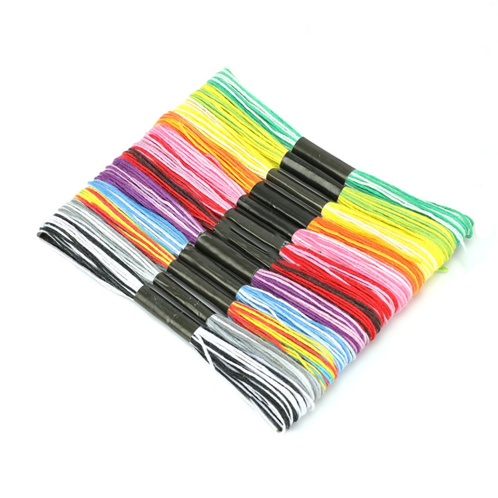 

36pcs Skeins Coloured Embroidery Thread Cotton Cross Stitch Braiding Craft Cross Stitch Threads [3]