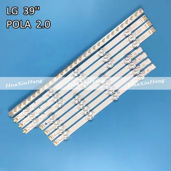 

8pcs/lot LED strip For LG lnnotek POLA 2.0 39" A/B Type 39LN5100 39LN5400 39LA6200 39LN5300 39LN540V 39LN570V 39LA620V 39LA620S