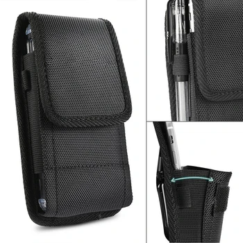 

2020 Retro Men Phone Pouch Classic Black Men's Belt Bag Hanging Waist Storage Bag Belt Clip Pouch Case For iPhone Fanny Pack New