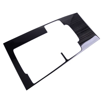 

beler NEW Inner Stainless Steel Titanium Gear Shift Box Cover Trim Frame panel Trim fit for Mazda 3 2019 2020