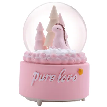 

Pure Love Gifts Handcrafts Crystal box Cartoon Dragon Statue Miniature Model Ornament For Home Decoration Accessories Figurines