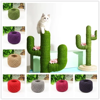 

Sisal Rope Replacement Cat Scratching Post Sisal Rope for Cat Tree and Tower DIY desk foot stool chair legs binding rope materia
