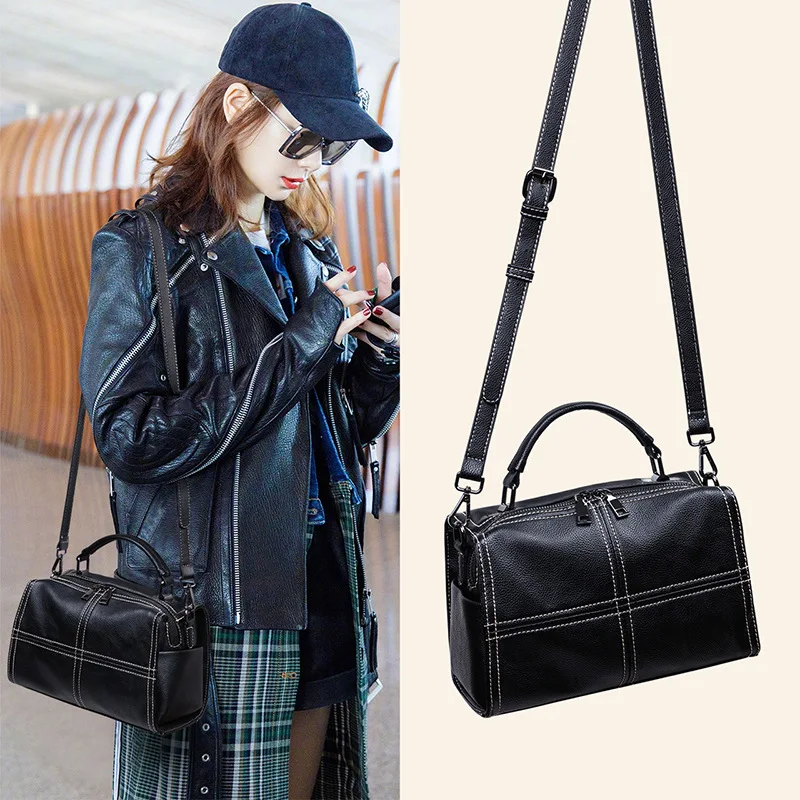 

WOMEN'S Bag Shoulder Bag New Style 2019 Fashion New Arrival Bag Leather Messenger Bag Handbag Fashion Soft Leather