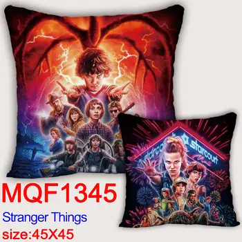 

45X45CM Anime Movie Stranger Things Pillow Covers Stranger Things Dakimakura case 3D double sided Print Pillowcase customize