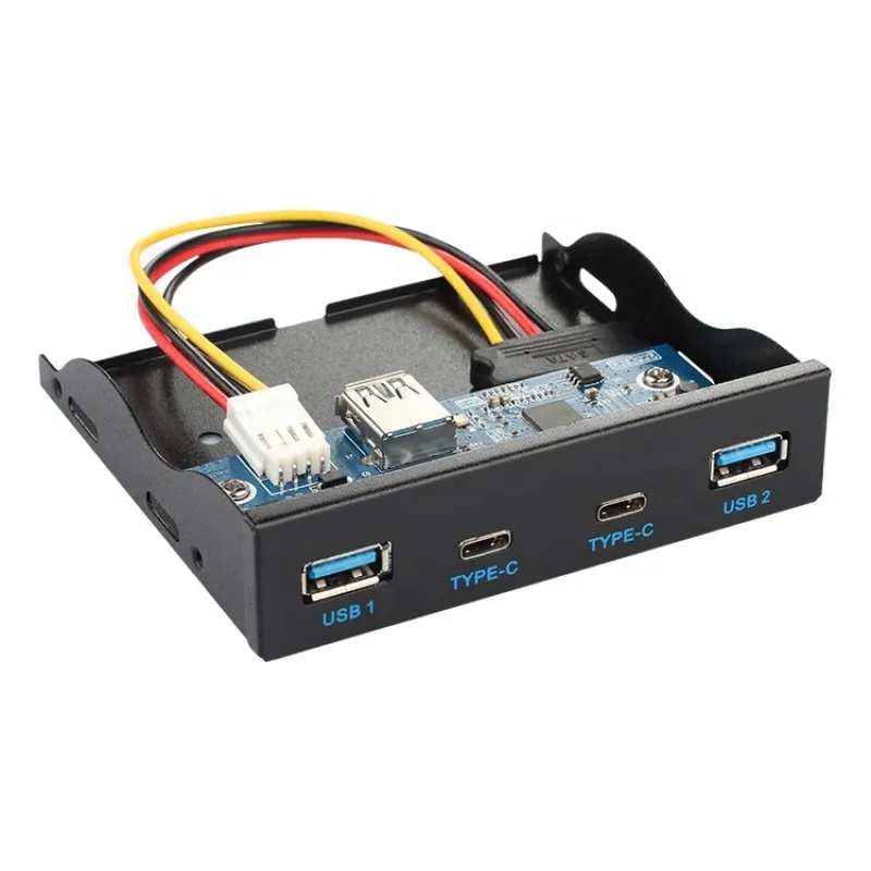 

3.5 inch Custom USB Type C and USB3.0 Front Panel