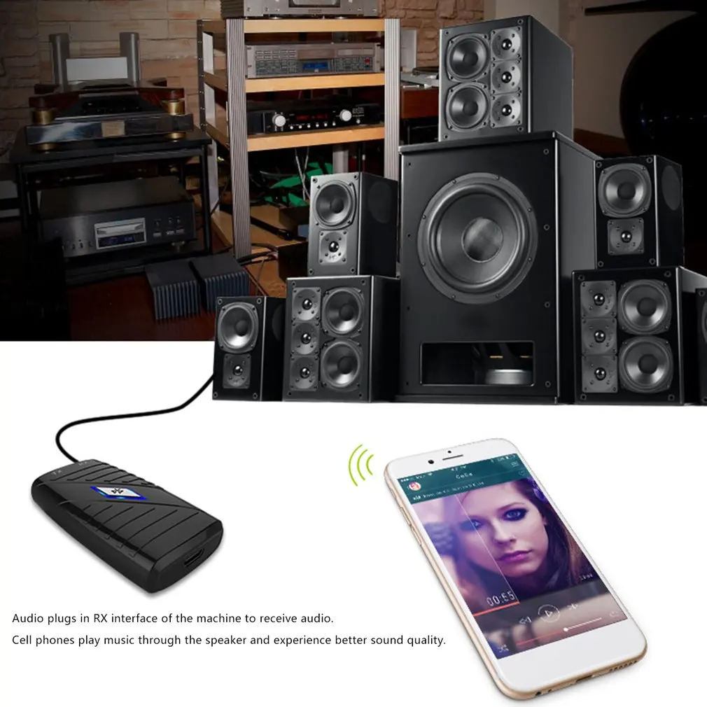 2-в-1 Беспроводной адаптер Bluetooth приемник и передатчик низкое потребление 3,5 мм Интерфейс для источника аудио дома Системы