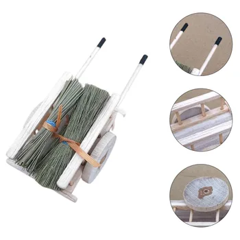 

1Pc Mini Cart Children Mini Barrow Accessory for Decor Children Kids MIni House