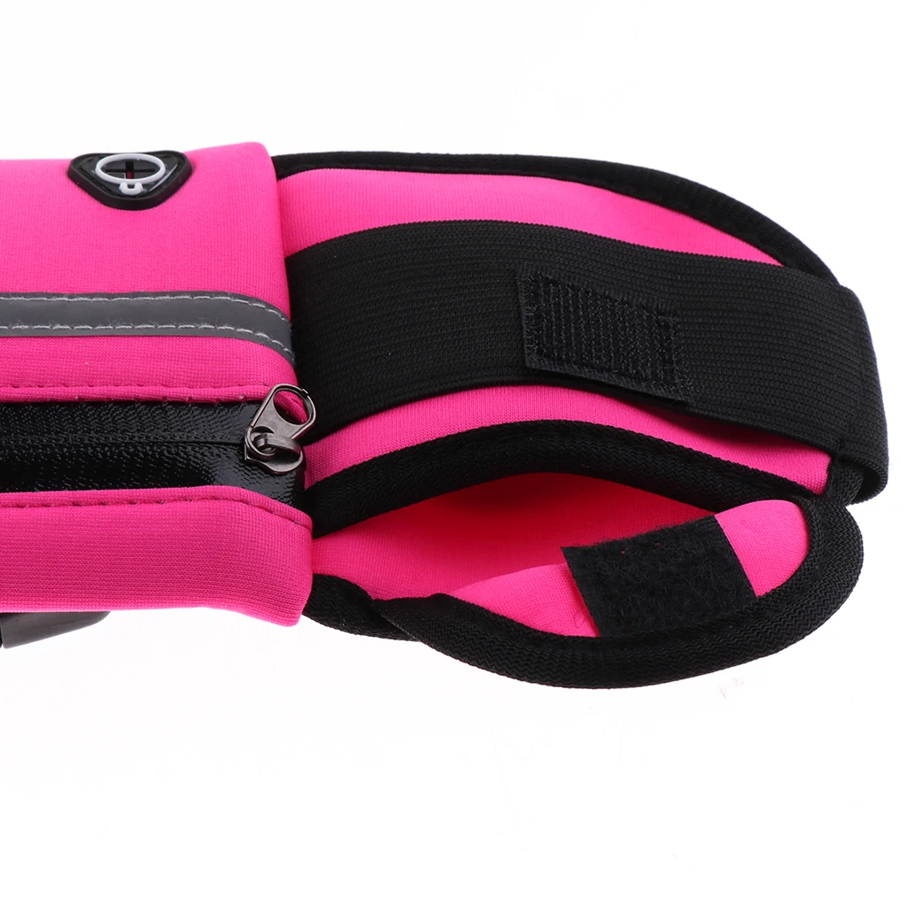 Reflect Running Belt Jogging Cycling Waist Pouch Bag W/ Water Bottle Holder Running Bags for Outdoor Sports