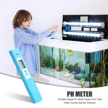 

Hot Sale ABS Backlight Display Digital PH Meter Portable High Precision Durable Water Quality Monitor PH Detector