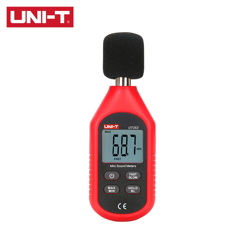 UNI-T UT353 миниатюрная технология определения уровня шума конденсаторный микрофон
