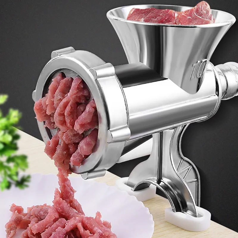Ручная мясорубка съемная Мясорубка из нержавеющей стали многофункциональные