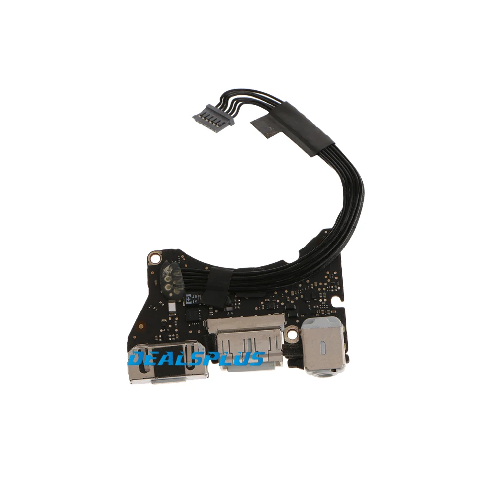 Используется A1465 I/O USB аудио плата питания DC Jack с кабелем 821 1721 A для MacBook Air 11 &quotA1465 820