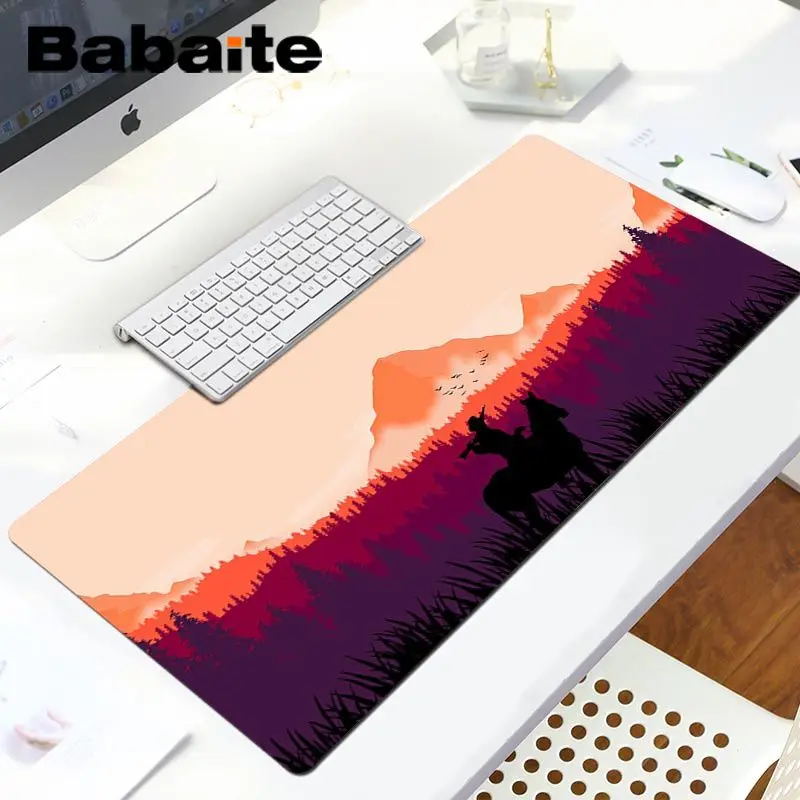 Babaite Red Dead Redemption 2 игровые коврики для геймеров коврик для мыши Комфортный коврик для мыши игровой коврик для мыши - Цвет: LockEdge 30X90cm