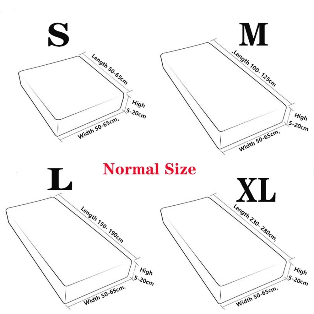 Sofa Seat Cushion Cover Elastic Solid Color Pets Kids Furniture Protector Polar Fleece Stretch Washable Removable Slipcover 4