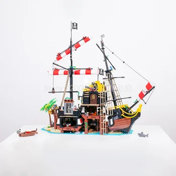 

US In Stock 698998 2545Pcs Ideas Series Pirates of Barracuda Bay Model Building Blocks Bricks Kids Toys Christmas gift 21322