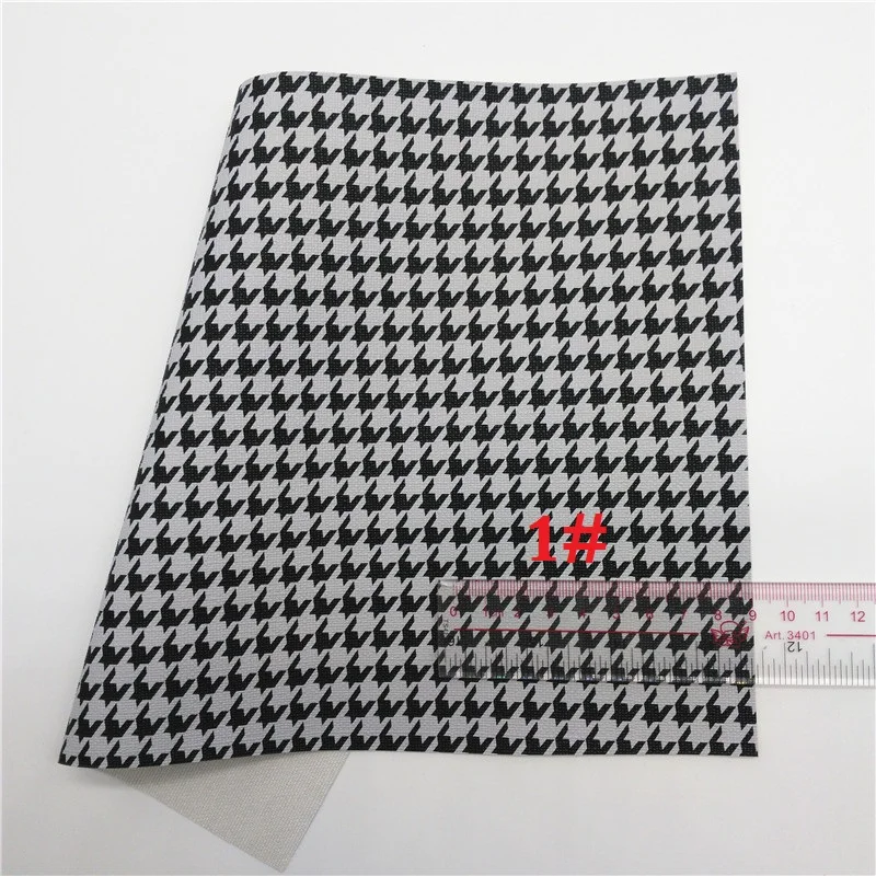 1 Glitterwishcome 21X29 см A4 Размер Tousand птицы напечатаны искусственная кожа ткань, синтетическая кожа листы виниловая ткань для бантов, GM475A - Цвет: 1