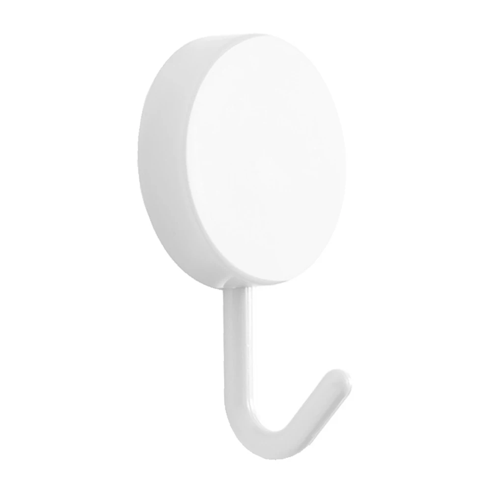 

2019 New Useful Portable 6Pcs Adhesive Hooks Kitchen Wall Hanger Transparent Removable Adhesive Hanger Reusable Wall Hooks Racks