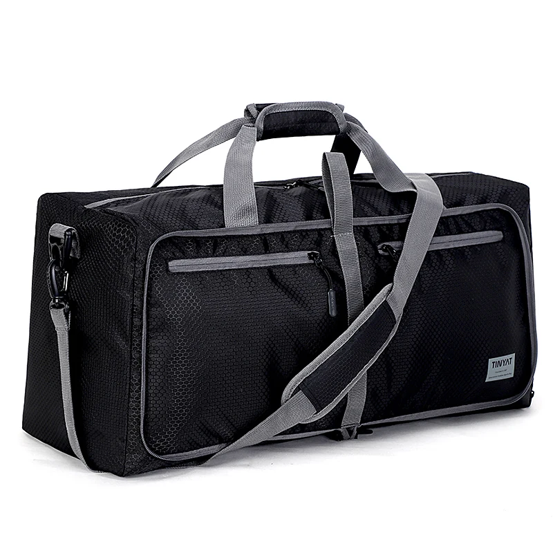 

Foldable Business Travel Duffle Bag Waterproof Large Capacity Short Trip Storage Shoulder Pack Leisure Sports Handbag Cross Body
