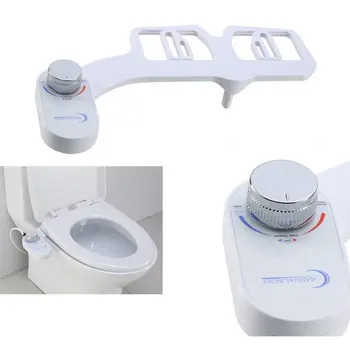 

No electricity Smart toilet lid butt washer Single cold single spray Hip wash Female washing Water pressure adjustment