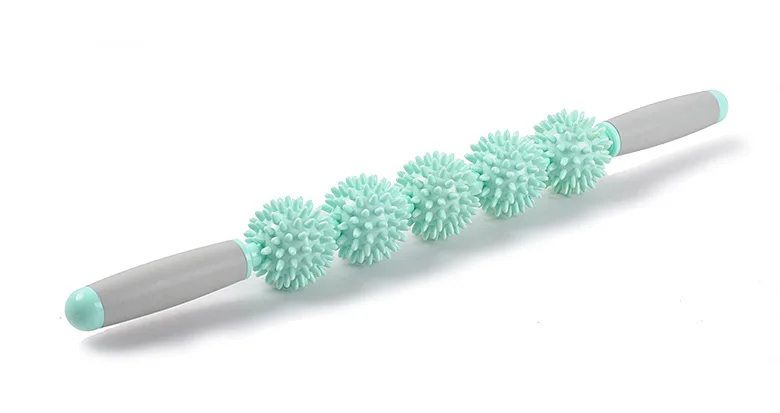 Three Balls Five Balls Optional Hedgehog Ball Muscle Massager Relaxing Fascia Stick Sports Roller Yoga Stick