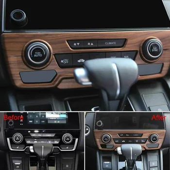 

Accessories CD Panel trim Console Sticker For Honda CRV CR-V 2017-2019 ABS Plastic Wear-resistant Interior