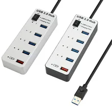 OMESHIN высокая скорость 5 Гбит/с USB 3,0 концентратор 5 портов мульти персональный компьютер usb-хаб Портативный USB разветвитель для ПК ноутбука