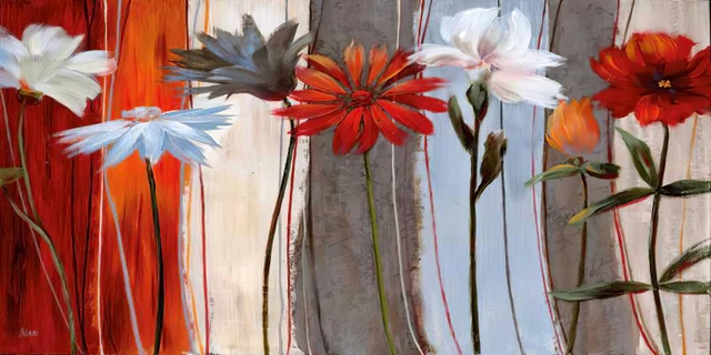 Colorful Flower Posters And Prints Abstract Oil Painting Printed On Canvas Wall Art Pictures For Living Room Sofa Home Decor 0630 flowers 5
