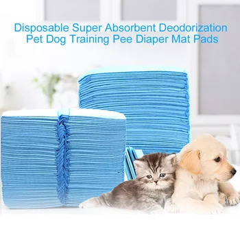 

Behogar Disposable Super Absorbent Deodorization Pet Dog Training Pee Diaper Mat Pads for Puppy Cat Dog Diaper training pad