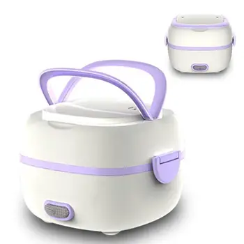 

Multifunctional Electric Lunch Box Mini Rice Cooker Portable Food Heating Steamer Heat Preservation Lunch Box EU Plug