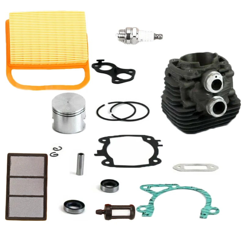 

Air Fuel Filter Cylinder Piston Spark Plugs Replacement For Stihl TS410 TS420