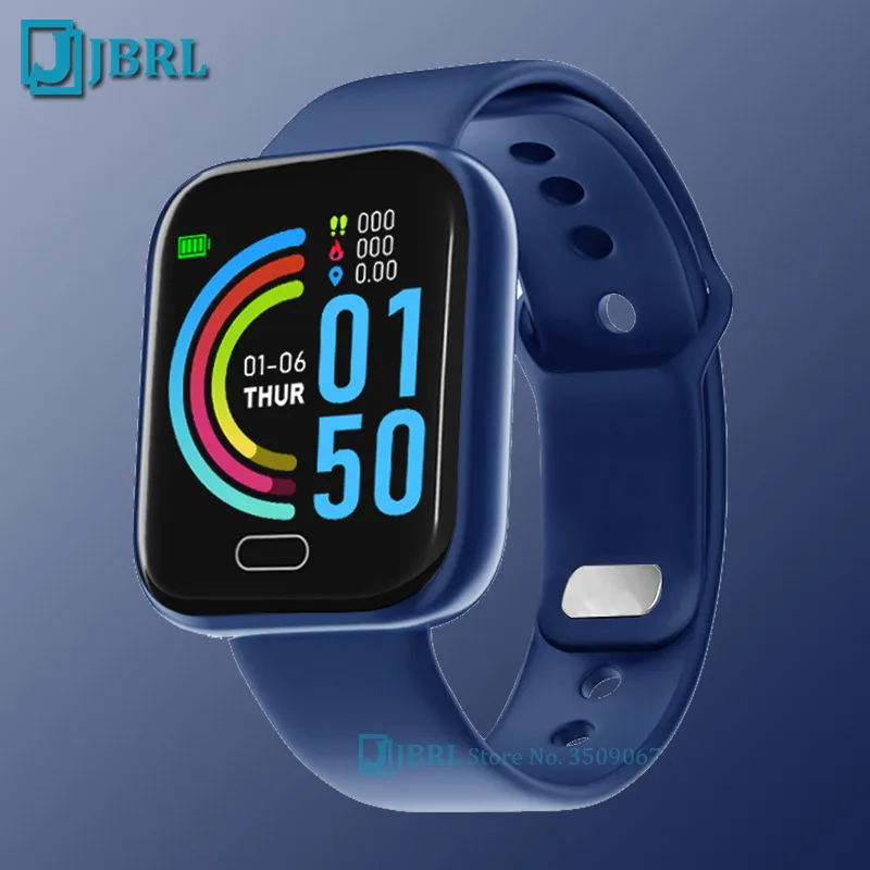 2021Children Kids Smart Watch Boys Girls Sports Smartwatch Heart Rate Sleep Smart Clock Fitness Tracker Smart-watch For10-18 