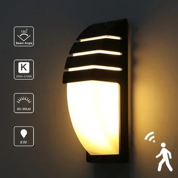 

Wall lamp Outdoor Waterproof LED Wall light AC90-260V Aluminum Courtyard Garden Porch Corridor Lights retro wall lamp