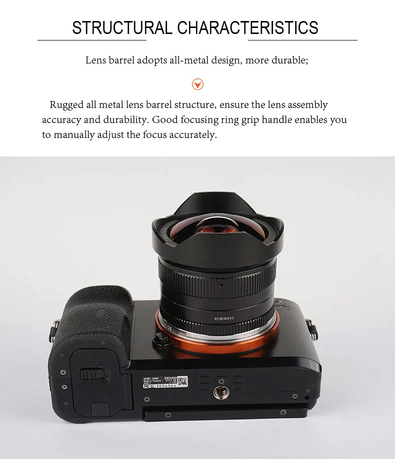 7artisans 7,5 мм F2.8 180 APS-C ручной объектив рыбий глаз для камеры Canon EOS M sony E Mount Fuji FX M4/3 Mount