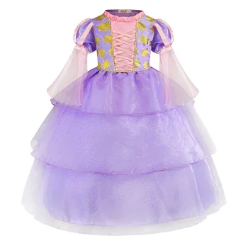 

Girls Clothes Infant Girl Fantasy Child Princess Dress Purple Ball Gown Show Dress For Party For Topics For Girls 12 Years Old