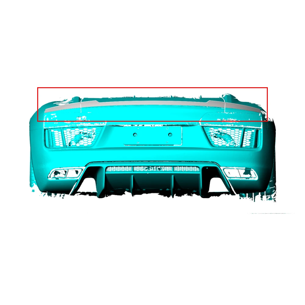 Задний спойлер, крыло, багажник загрузки губы для Audi R8 Coupe- 3 шт. Стиль углеродного волокна спойлер автомобиля