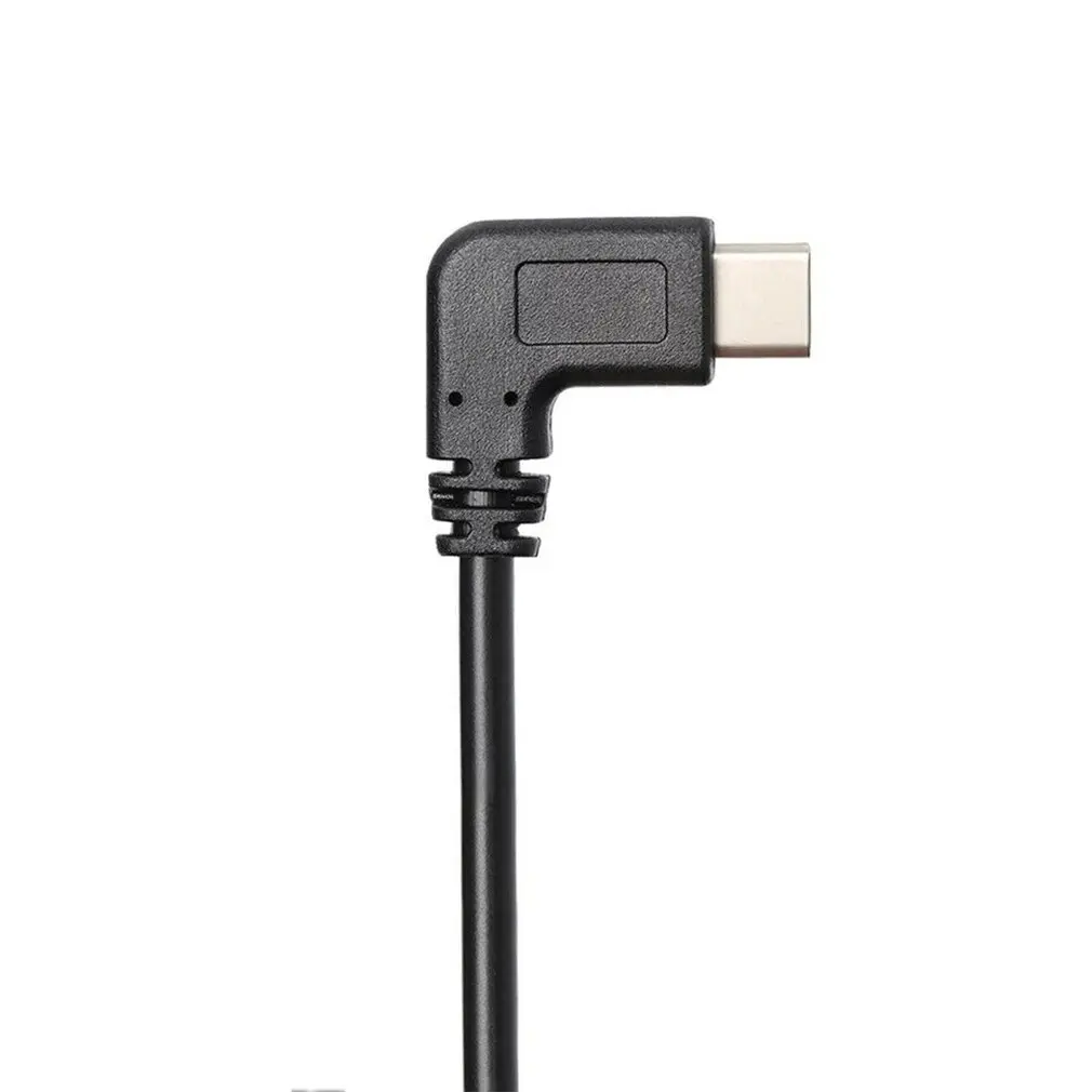 Кабель соединитель угловой USB 3 1 Type C на 0 Micro B кабель для передачи данных 90