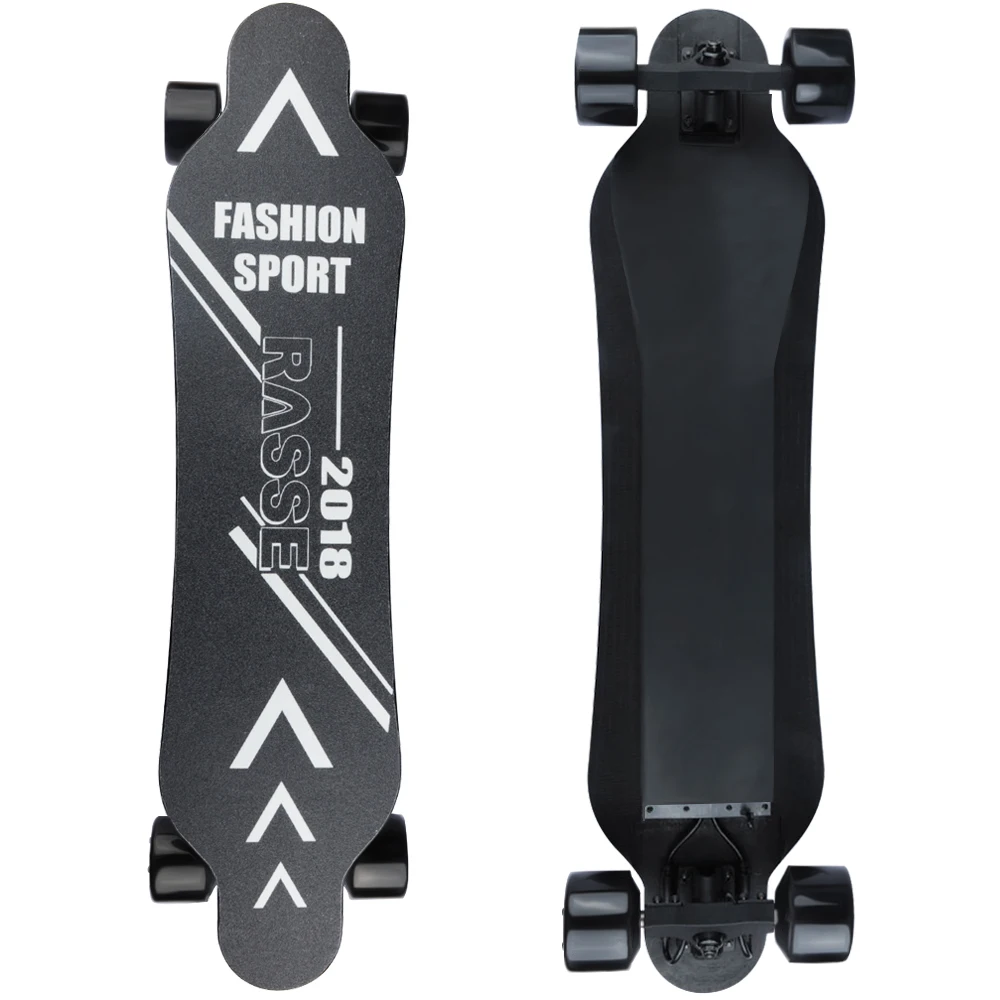

4 Wheel Electric Longboard Electric Skateboard LED Display 300W*2 36V Adult Powerful Electric Scooter Colorful Lights