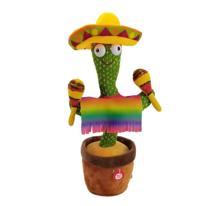 Sound Mimicking Dancing and Singing Cactus Toys
