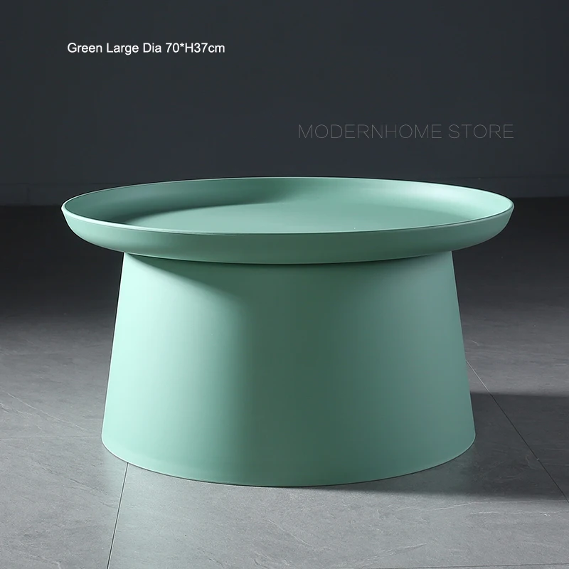 Современный модный дизайн, пластиковый Открытый PP мягкий цвет, скандинавский, акция,, диван, цветной столик, 1 шт - Цвет: Green Large