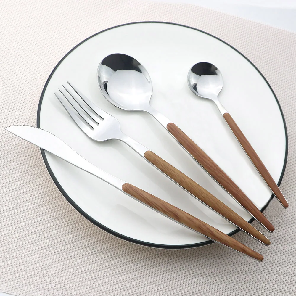 4Pcs Silver Pointed