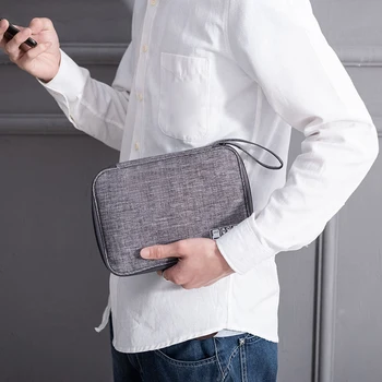 

Portable Cable Digital Storage Bags for Headphones Storage Organizer USB Gadgets Wires Charger Power Battery Zipper Cosmetic Bag