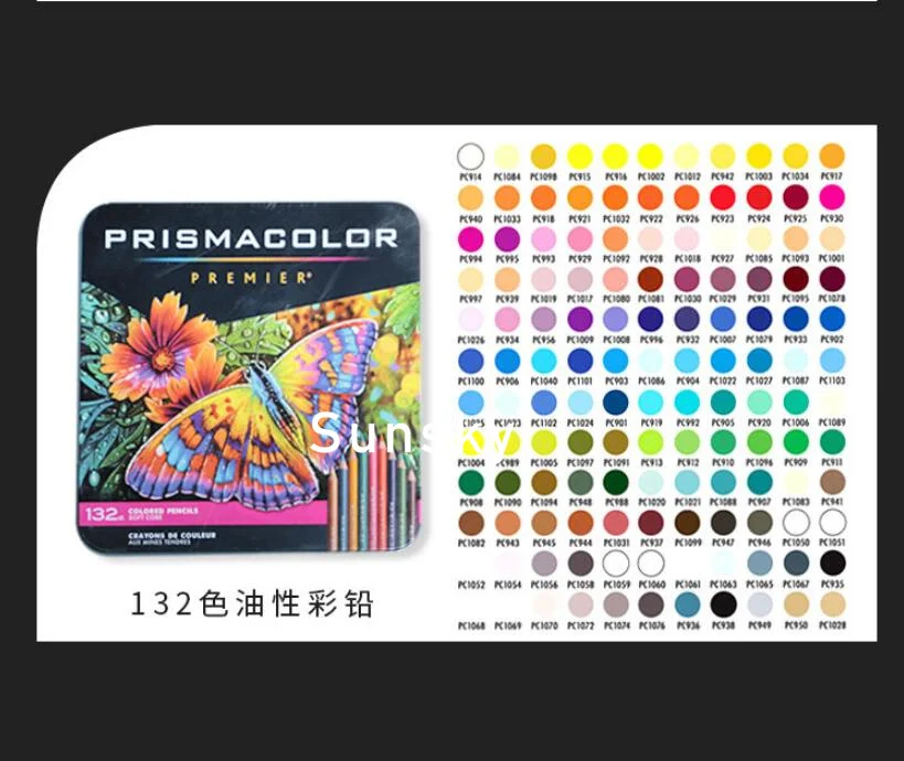 Prismacolor Lápices de colores premier, núcleo suave, paquete de 132 (el  embalaje puede variar)