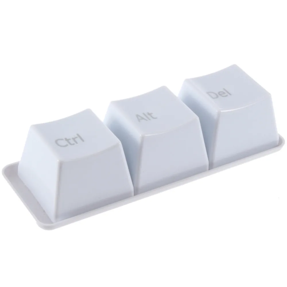 3 Stks/комплект модный Ctrl Alt Del Keyboard Key кофейная чайная чашка клавиатура дизайн чайный поднос для посуды набор Ctrl Alt Del Delet ключ еда чашка