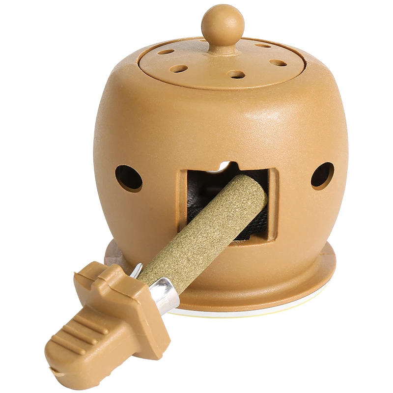 HANRIVER 1pc Moxibustion Box Pot Tube Paste Replacement Moxa stick Body comfort Relax Acupuncture Soft Heat care Therapy Pain