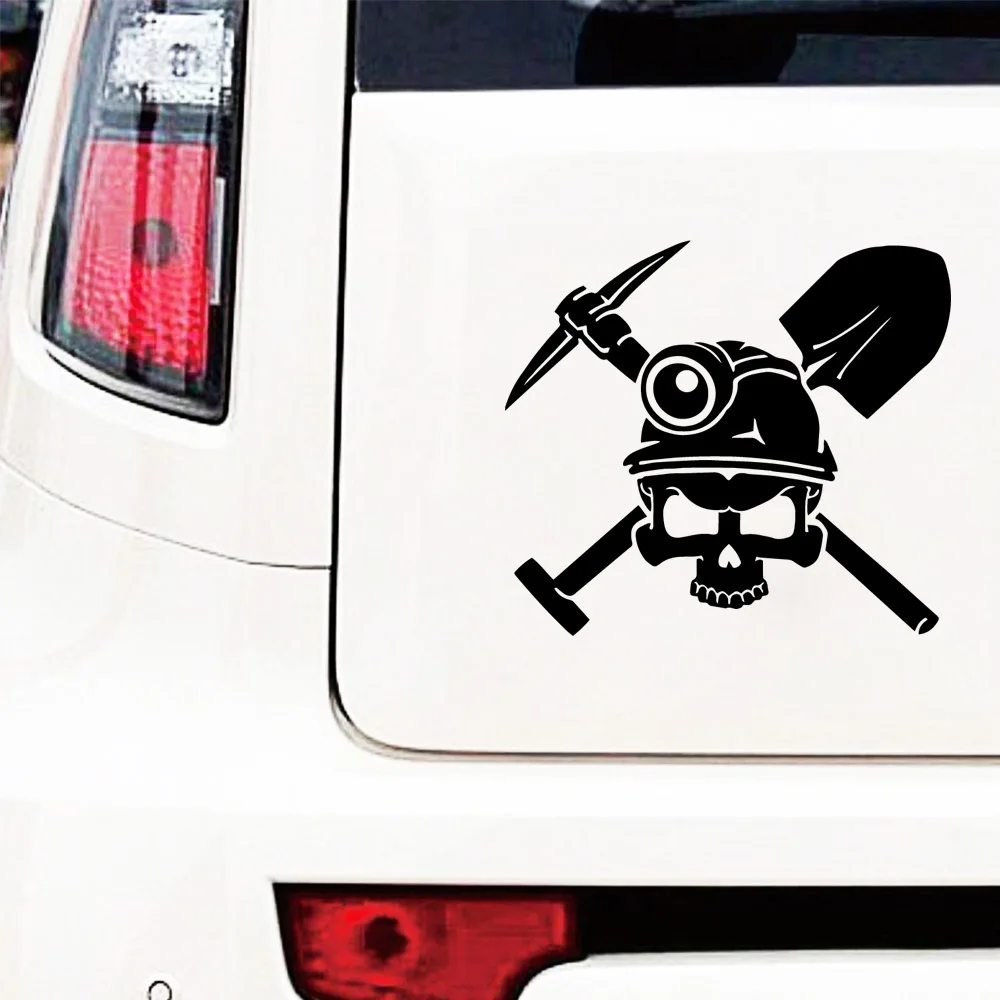 

Fashion skull Car Sticker Cover Scratches Cartoon Window Decal For Motorcycle Bmw E46 Ford The Focus