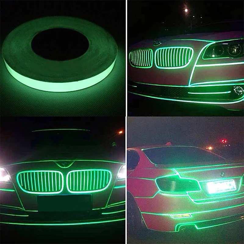 Светоотражающая лента для автомобиля Стикеры s Забавный наклейка DIY светильник