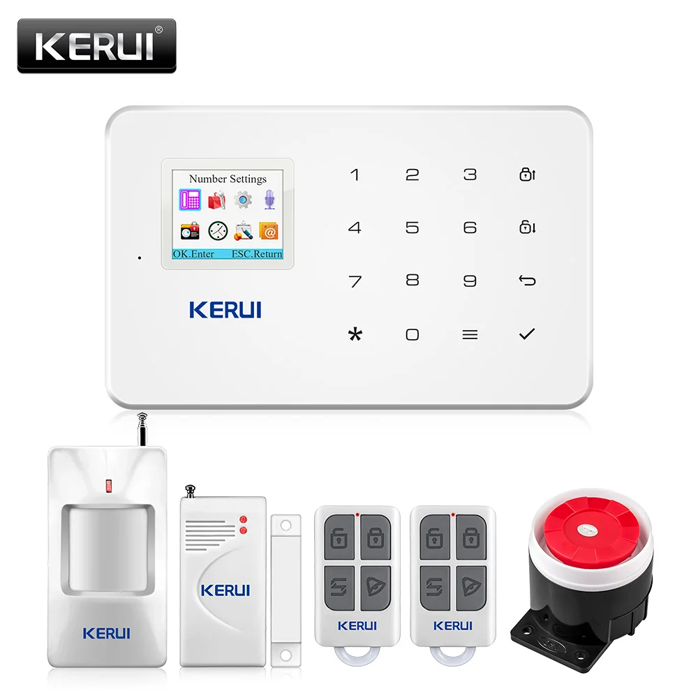 KERUI GSM SMS Autodial Security Alarm System Wireless Sensor Accessories Lot