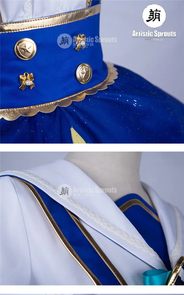 Lovelive! аркадная карточка Эли аясе платье прекрасная женская униформа Хэллоуин Рождество Косплей Костюм